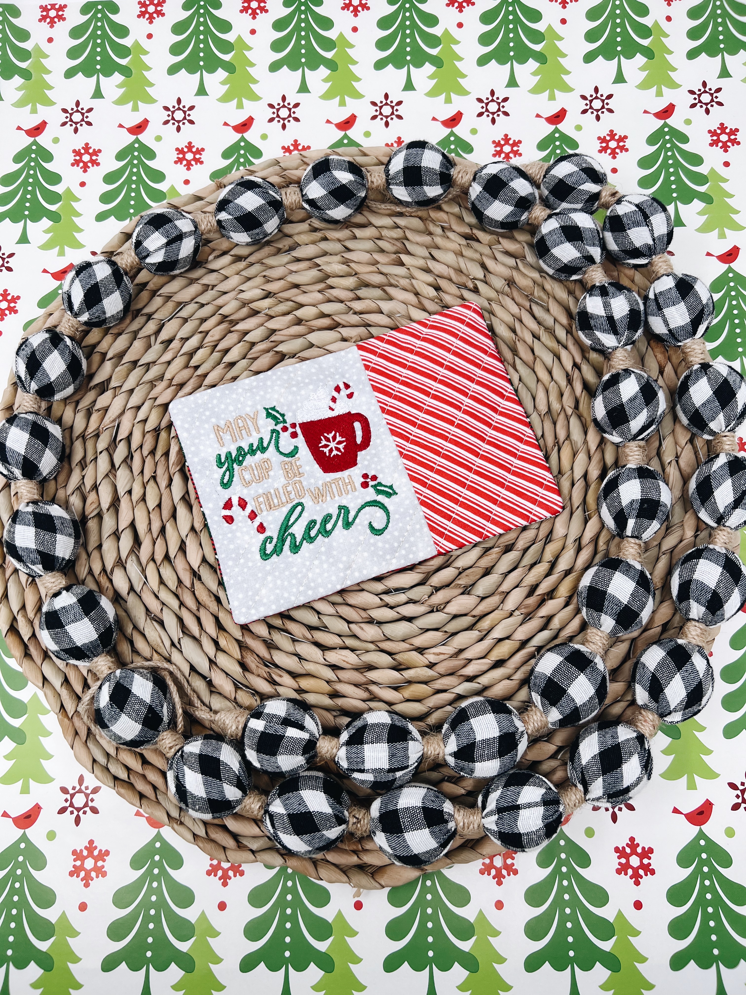 Holiday Workshop Mug Rug